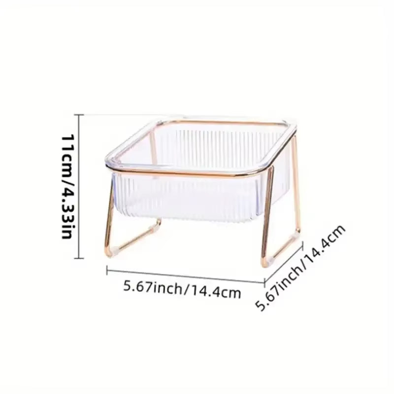 Neck Strain Comfort Feeding for Small Medium Pets Elevated Dog Cat Bowls Non-Slip Design Pet Food Dishes Reduce