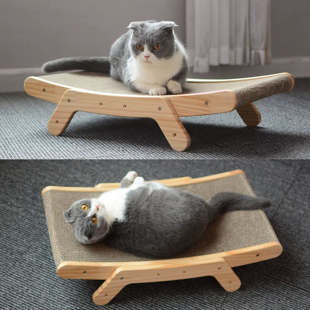 Wood anti Cat Scratcher Cat Scratch Board Bed 3 in 1 Pad Vertical Pet Cat Toys Grinding Nail Scraper Mat Training Grinding Claw