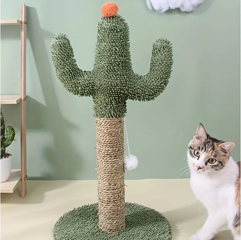 Cat Furniture, Beautiful Interactive Cactus Cat Toy, Suitable for Indoor Cats - Fun Pet Supplies, Perfect for Play and Exercise
