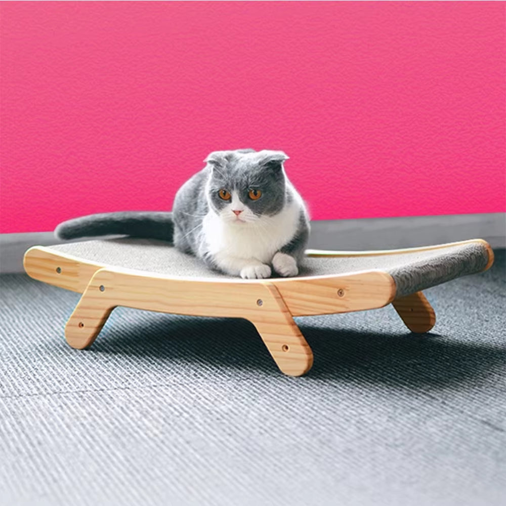 Wood anti Cat Scratcher Cat Scratch Board Bed 3 in 1 Pad Vertical Pet Cat Toys Grinding Nail Scraper Mat Training Grinding Claw
