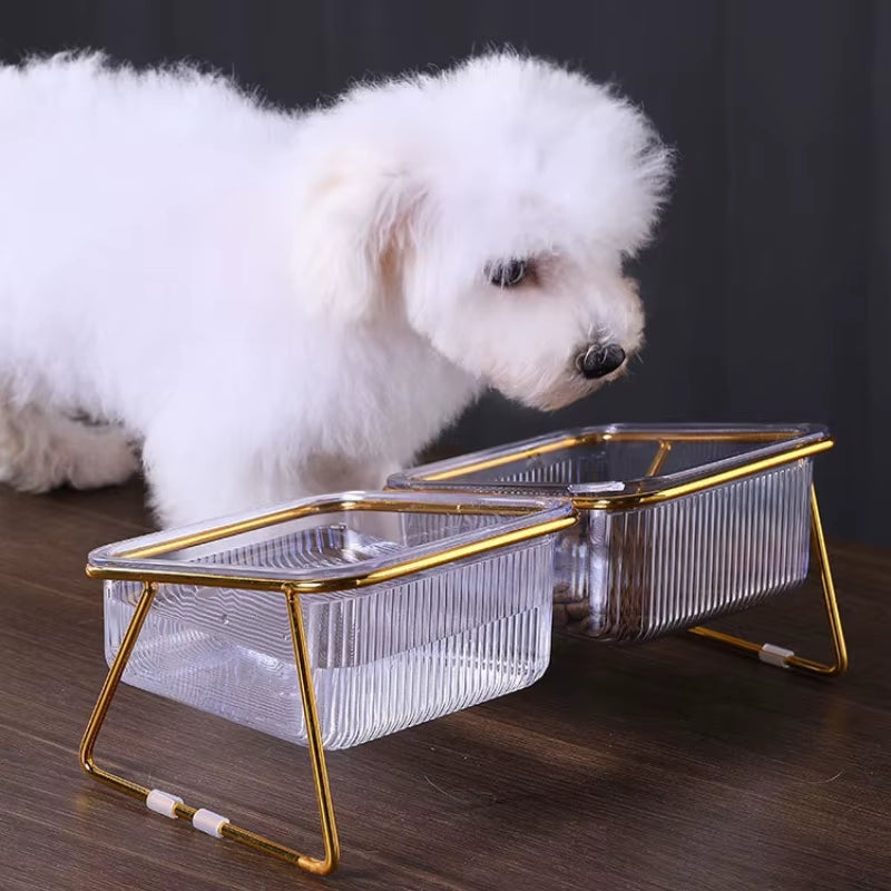 Neck Strain Comfort Feeding for Small Medium Pets Elevated Dog Cat Bowls Non-Slip Design Pet Food Dishes Reduce