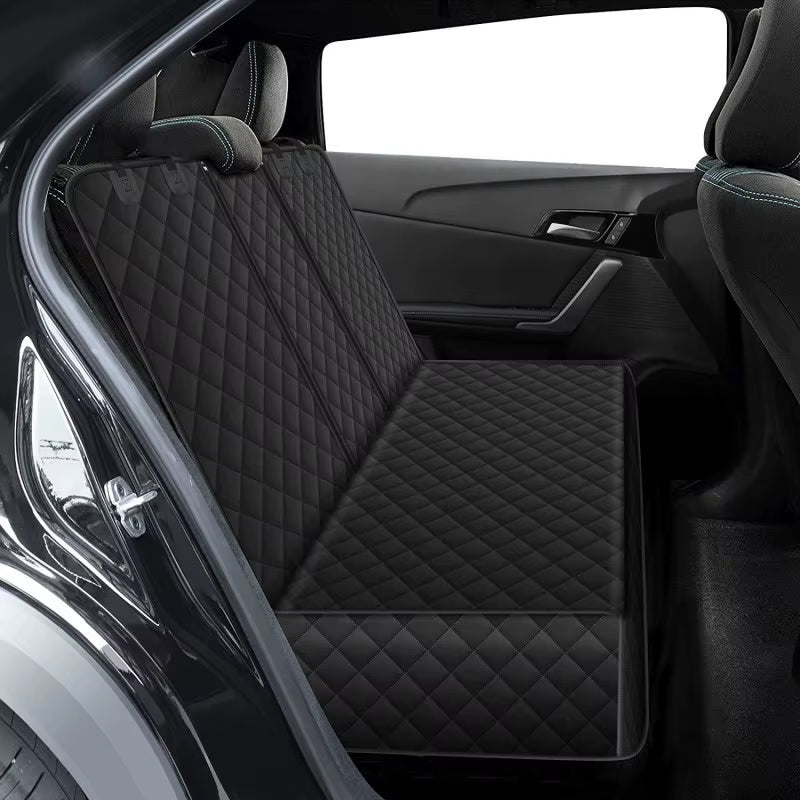 Dog Car Seat Cover Waterproof Pet Dog Carriers Travel Mat Hammock for Small Medium Large Dogs Car Rear Back Seat Safety Pad
