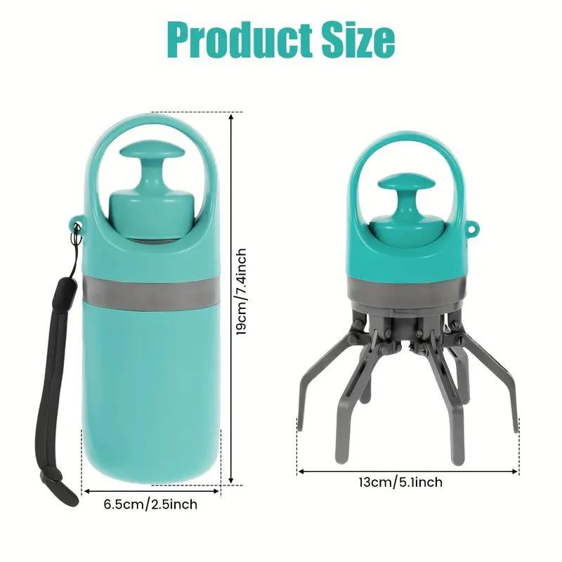 Tiktok-Viral Portable Dog Poop Scooper & Leash-Clip Waste Bag Holder – Perfect for On-the-Go Pet Owners!