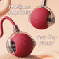 2Pcs Cat Interactive Ball Toys Automatic Rolling Ball Faux Tail Rechargeable Smart Pet Electric Toy Cat Training Imitate Mouse