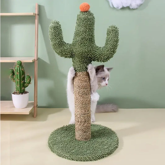Cat Furniture, Beautiful Interactive Cactus Cat Toy, Suitable for Indoor Cats - Fun Pet Supplies, Perfect for Play and Exercise