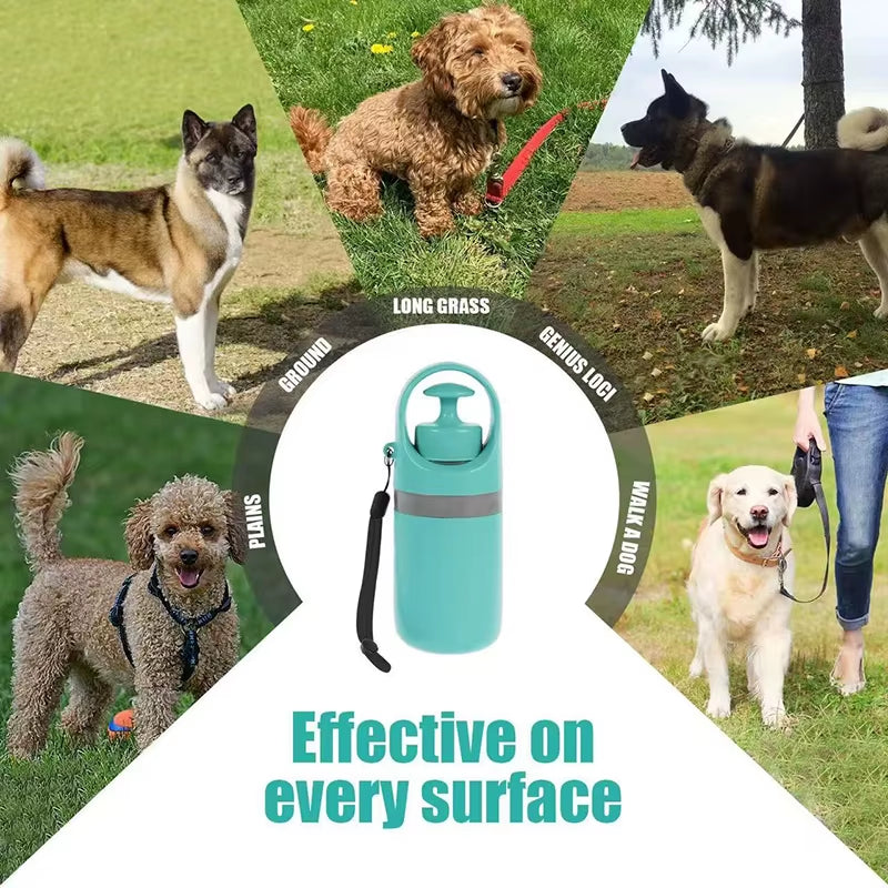 Ultimate Portable Dog Pooper Scooper - No Touch Design with Built-In Garbage Bag for Effortless Pet Waste Cleanup