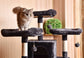 Lima Pet Heavy Duty Carpet 68 Inch Multi-Level Cat Tree Condos and Scratching Posts Included
