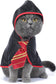 Anime-Inspired Cat Halloween Costume - Wizard-Themed Pet Outfit for Small Dogs and Kittens (Large, Red)