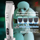 Fenice P100 Professional LCD Screen Dog Cat Clippers 4000Ma Electrical Grooming Trimmer and Blade Rechargeable Haircut Machine