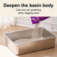 Stainless Steel Cat Litter Box for Big Cats,Small Stainless Steel Litter Box,Large Metal Cat Litter Box-Easy to Clean 고양이 화장실