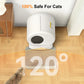 Upgraded Smart Automatic Cat Litter Box with Mat & Liner for Multi Cats, Advanced Safety System/Self Cleaning/Odor Control/App Control