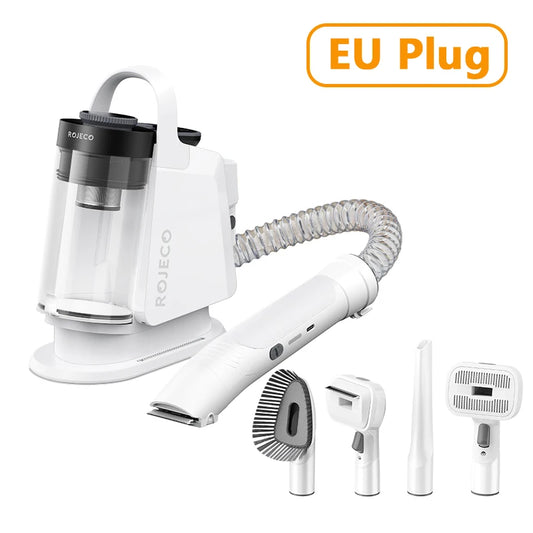 Pet Multifunction Grooming Vacuum Kit 5-IN-1 Portable Household Vacuum Cleaner for Pet Cat Dog Hair Vacuum Groomer Kit