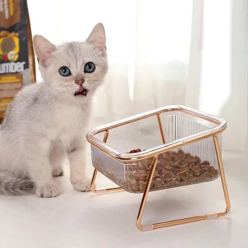Neck Strain Comfort Feeding for Small Medium Pets Elevated Dog Cat Bowls Non-Slip Design Pet Food Dishes Reduce