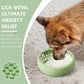 Dog Lick Bowl,  Anxiety Relief Lick Mat for Dogs, Non-Slip Freeze Licking Bowl Enrichment Puzzle Feeder for Distraction, BPA Free Silicone, Dishwasher Safe (Green,S)