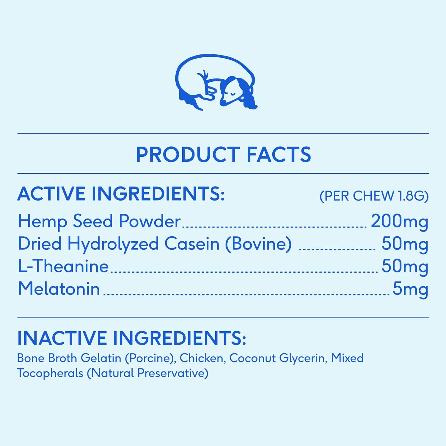 Calming Chews for Dogs - Melatonin for Dogs Anxiety Relief - Grain Free All Natural Hemp Calming Treats & L-Theanine Helps Manage Stress & Separation Anxiety - Puppy Sleep Aid - 60 Chews