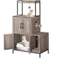 2 in 1 Hidden Cat Litter Box Enclosure Furniture