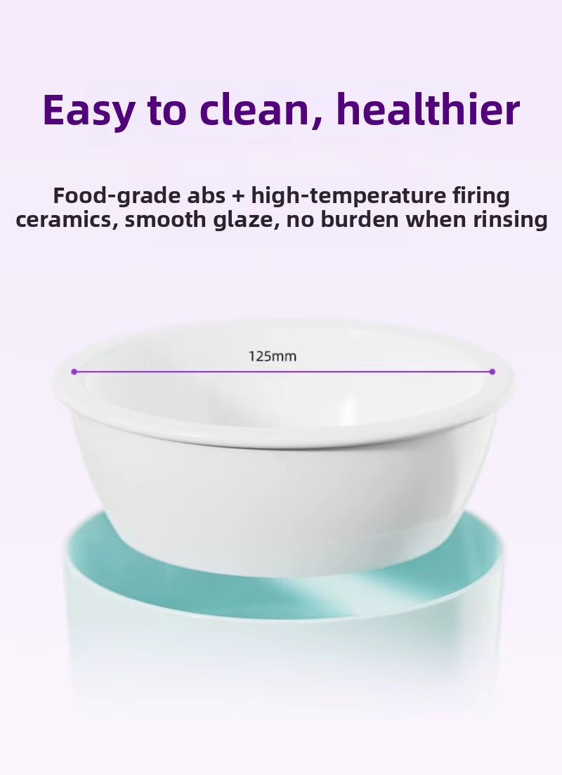 Pet Lifting Cat Bowl Adjustable Ceramic Cat Bowl Tilting Neck Protector High Foot Bowl Feeding Dog Bowl Edible