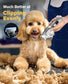 Dog Grooming Kit for Heavy Thick Hair&Coats/Low Noise Rechargeable Cordless Waterproof Dog Clippers for Grooming Animals&Pets/Pet Shaver with Stainless Steel Blade and Paw Trimmer