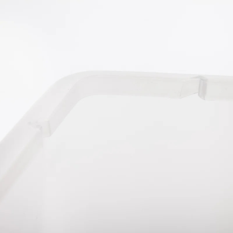 Open-Top Plastic Cat Litter Box with Shield with Scoop