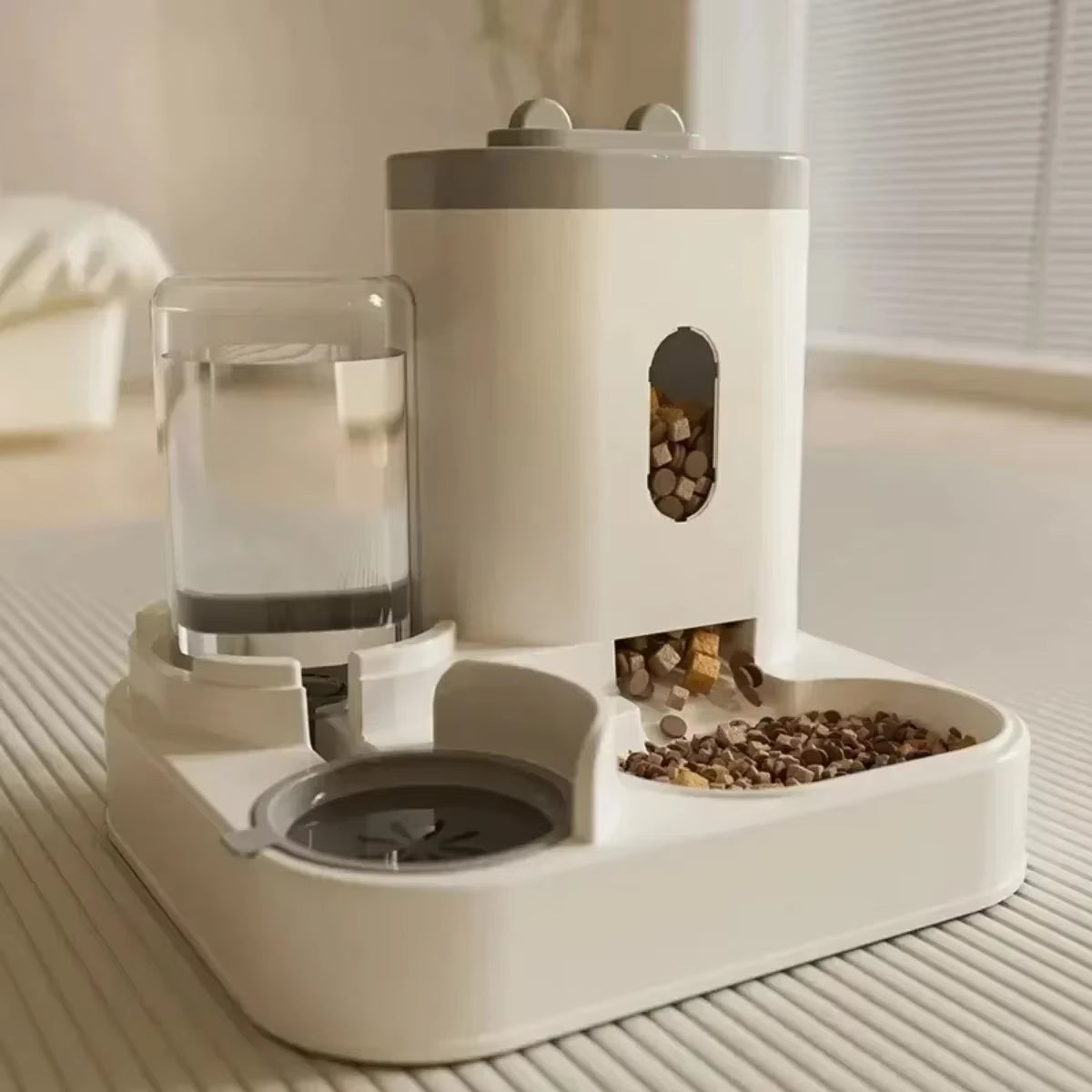 Smart Automatic Pet Feeder & Water Fountain - Large Capacity Food Storage for Dogs & Cats