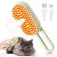 3-in-1 Steam Pet Brush for Dogs and Cats - Massage, Groom, and Remove Tangled Hair Effortlessly!
