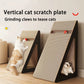 Vertical Triangle Cat Scratching Board with Spinning Ball Vertical Triangle Cardboard Paw Toys for Indoor Cats