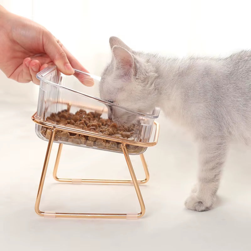Neck Strain Comfort Feeding for Small Medium Pets Elevated Dog Cat Bowls Non-Slip Design Pet Food Dishes Reduce