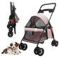 🐾 Pet Dog & Cat Stroller – Foldable Jogging Stroller with Removable Carrier & Cup Holder