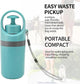 Tiktok-Viral Portable Dog Poop Scooper & Leash-Clip Waste Bag Holder – Perfect for On-the-Go Pet Owners!