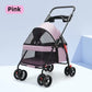 🐾 Pet Dog & Cat Stroller – Foldable Jogging Stroller with Removable Carrier & Cup Holder