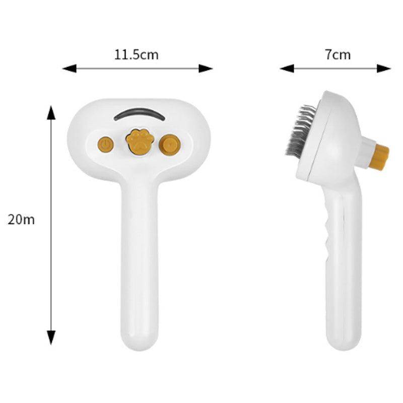 Water Brush for Dog Cat Mist Brush for Short Long Haired Dogs Cats Slicker Brush with Spray for Pet Grooming Cat Dog Steam Brush for Shedding