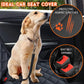 Premium Waterproof Dog Car Seat Cover - Dirt Resistant Hammock Style with Shoulder Strap for Pet Travel